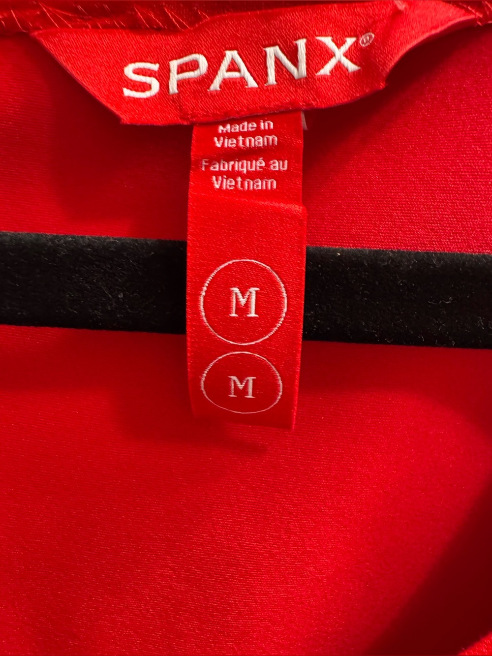 SPANX Red Ponte Long Sleeve Mini Dress NWT Medium - Picture 2 of 11